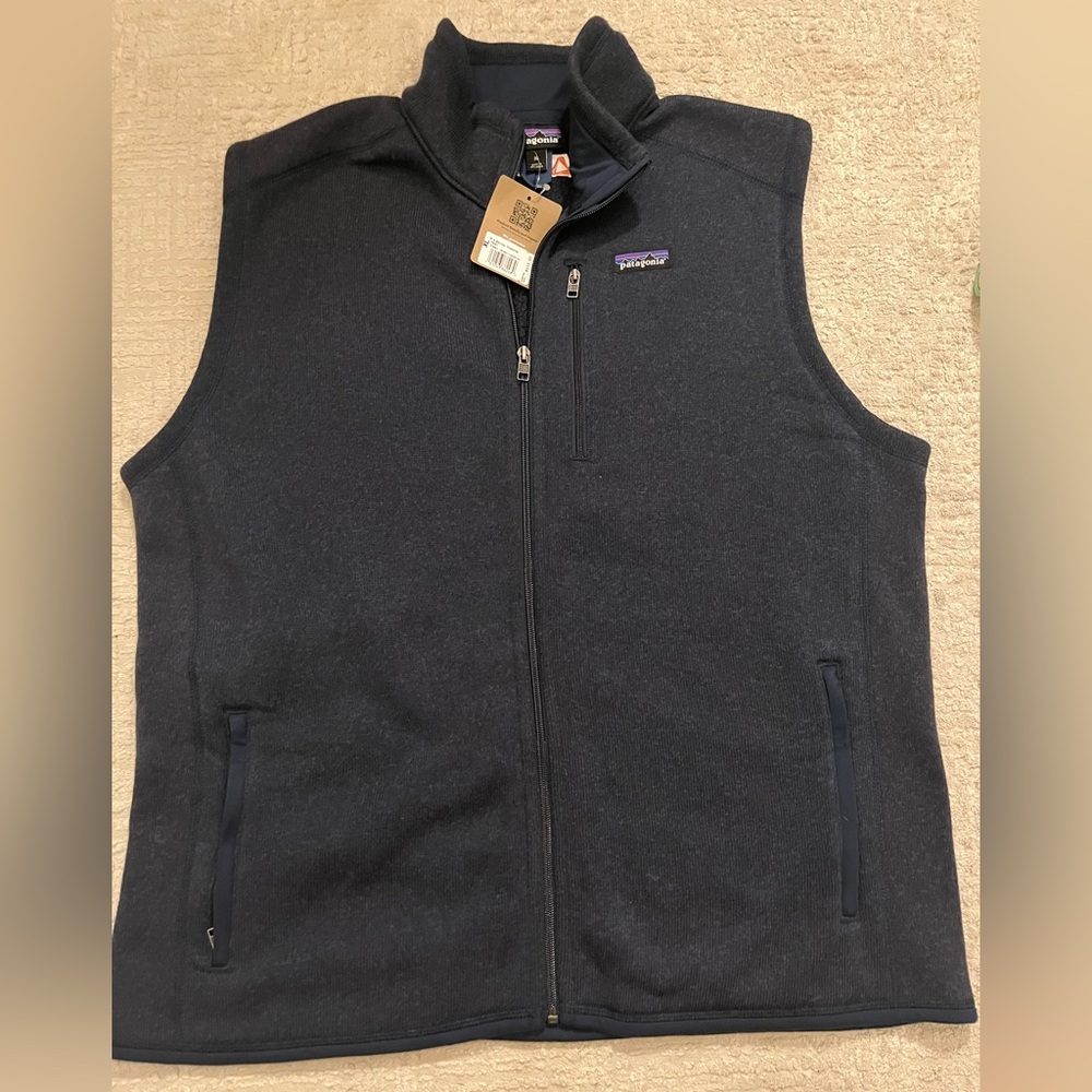 Patagonia Navy Blue Fleece Vest